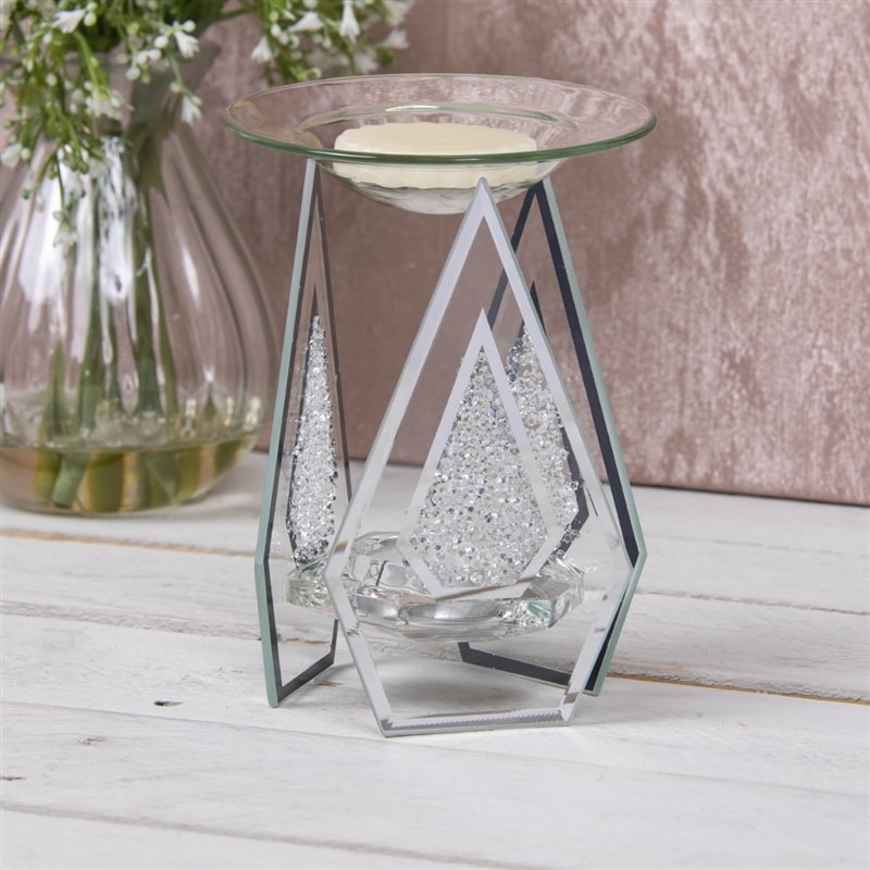 Crystal Diamond Shaped Oil/Wax Melt Warmer